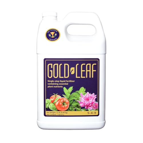 1 Gallon Gold Leaf Liquid Fertilizer for Soil & Hydroponics