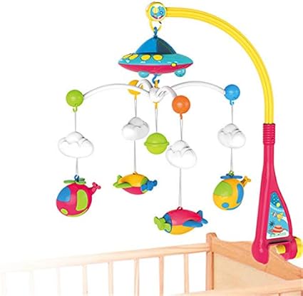 Amazon Beehive ベッドメリー オルゴール モビール 360度回転 180曲音楽 知育おもちゃ ベビーベッド用 出産祝い ギフト プレゼント 人気製品 出産祝い 贈り物 多機能玩具 幼児用寝具 0 12歳 ベッドメリー モビール ベビー マタニティ 通販