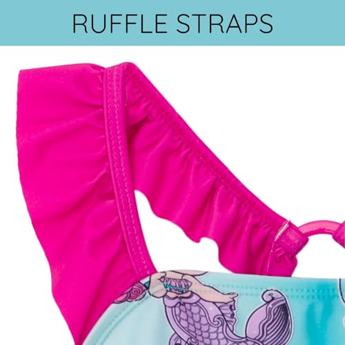 L.O.L. Surprise! Girls UPF 50+ One Piece Bathing Suit Little Kid to Big Kid Sizes (4-14-16)4