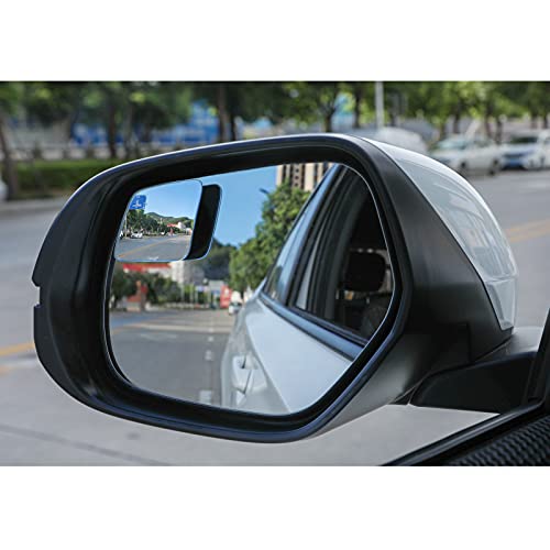 Livtee Blind Spot Mirror，Rhombus Shaped Hd Glass Frameless Convex Rear View Mirror With Wide Angle Adjustable Stick For Cars Suv And Trucks, Pack Of 2 #TOP4