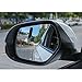 LivTee Blind Spot Mirror，Rhombus Shaped HD Glass Frameless Convex Rear View Mirror with wide angle Adjustable Stick for Cars SUV and Trucks, Pack of 2