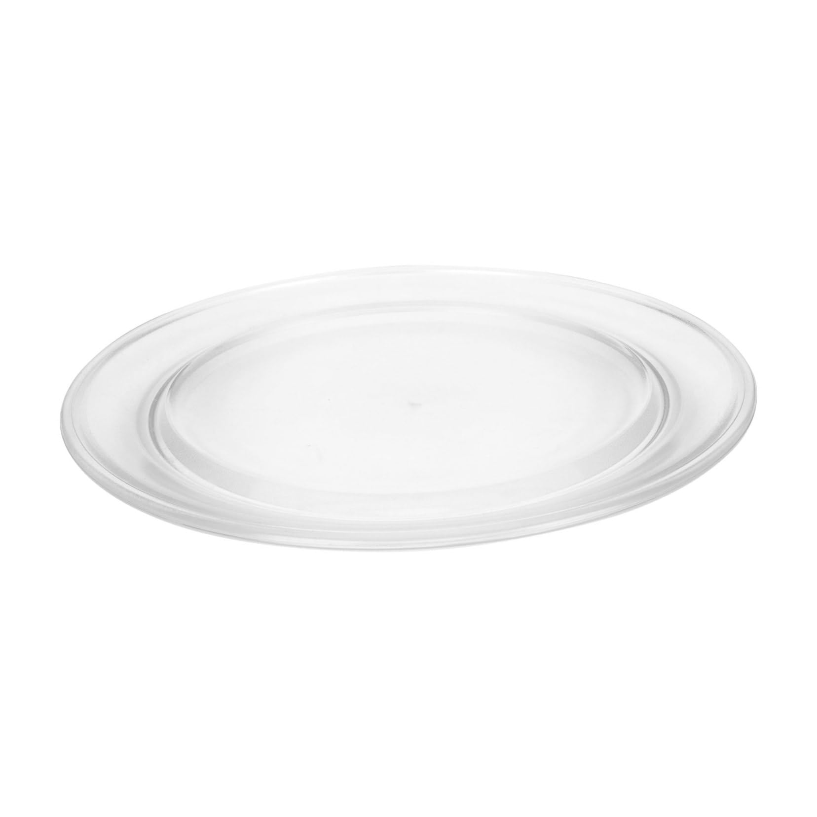 LABRIMP Plato para Horno Microondas de 27 Cm Bandeja Giratoria de Vidrio Fácil de Limpiar para Una Cocción Eficiente