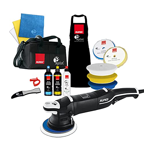 The Clean Garage Rupes LHR21 Mark III Polisher Complete Kit | Bigfoot DA Buffer Bag Combo