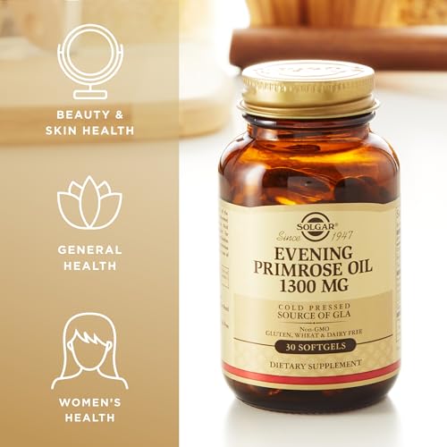 Solgar Evening Primrose Oil 1300 mg, 60 Softgels (Pack of 3) - Promotes Healthy Skin - Nutritional Support for Women - Non-GMO, Gluten Free, Dairy Free - 180 Total Servings - image 4