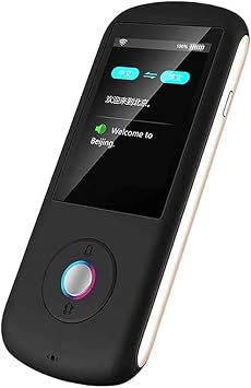 Instant Translator Device, Smart Language Translator Device, Smart Language Voice 2.4 Inch Touch Screen 28 Languages WiFi Pocket Electronic Translators Learning Needed Hopeful Star of Light