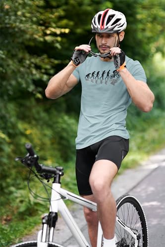 T-shirt de cyclisme pour homme au design graphique Évolution - 2