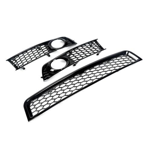 Grille Calandre Avant pour A4 B6 Finition Nid d'Abeille Haute Résistance