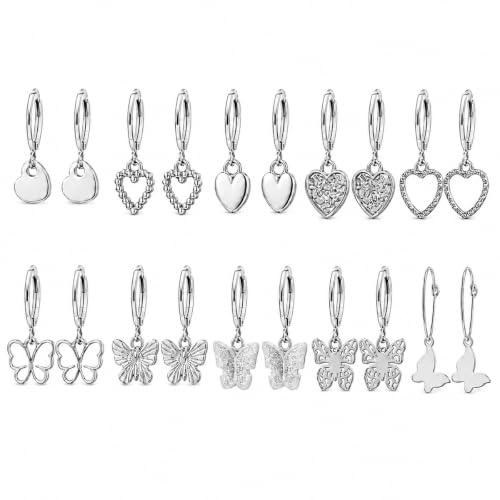 Image of Shining Diva Fashion Combo Set Stylish Drop Earrings for Women and Girls