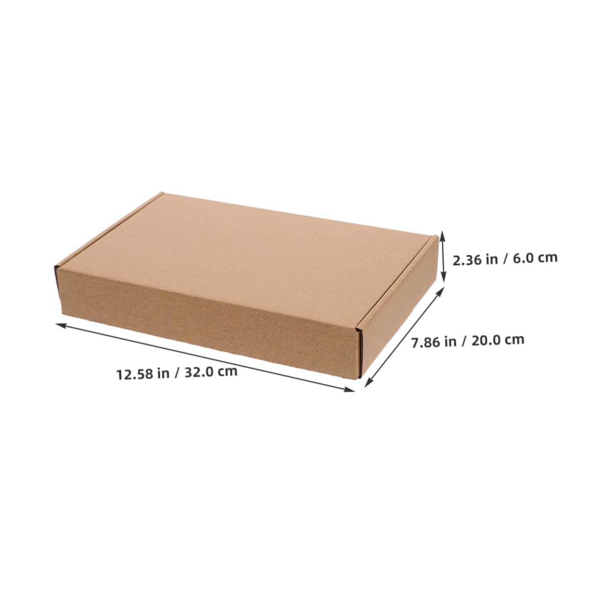 jojofuny 20 Piezas Cajas de Envío Vacías para Embalaje Cajas de Papel Corrugado para Mudanza para Paquetería Suministros de Embalaje para Buzón de Cartón