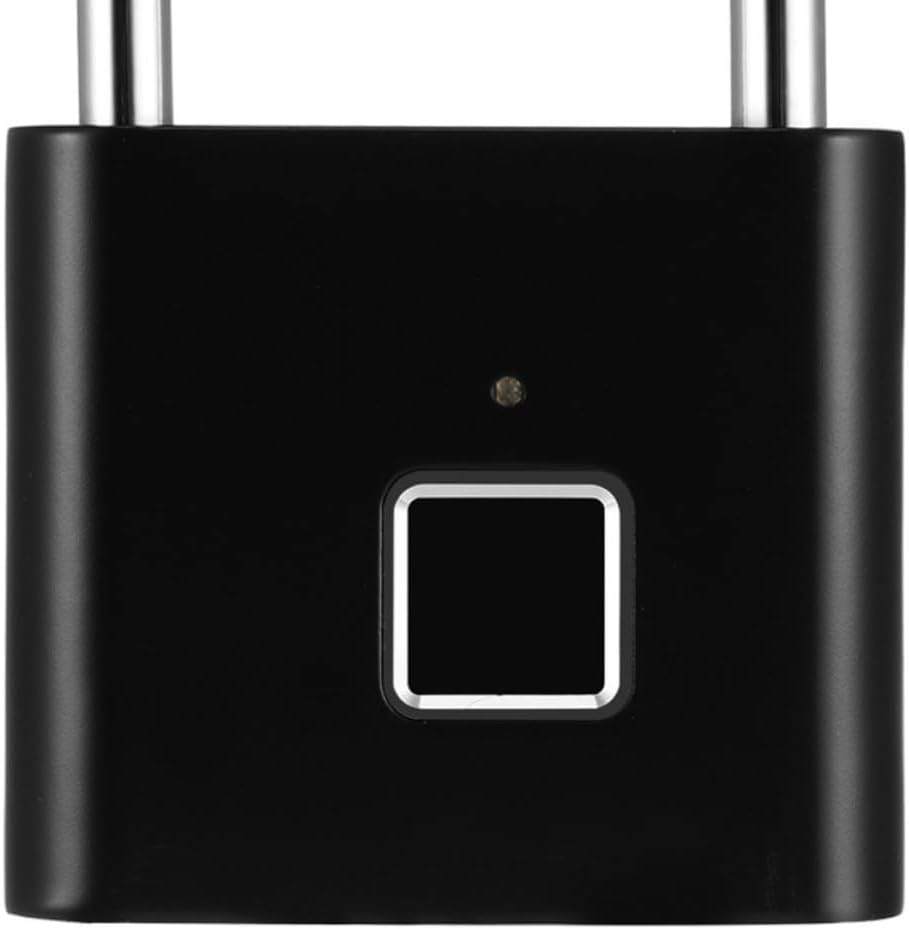 VICASKY Luggage Fingerprint Password Lock with Stainless Steel Body, 40 Fingerprints Capacity, Safe and Convenient for Customs Check, Suitable for Backpack and Cabinet Use Indoor