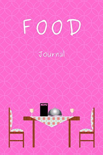 Food Journal: Diary Notebook Novelty Gift for Health Lover,6"x9" Daily Food & Activity Journal,Meal & Activity Tracker,100 pages,white papers,Table Pink cover image 3