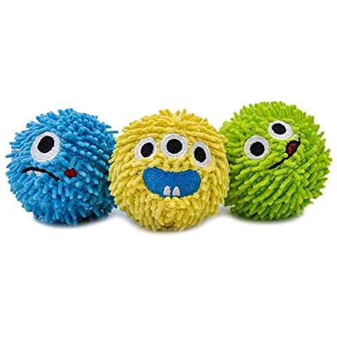 HugSmart Pet Stachel-Monster, 2-in-1 Plüsch und quietschender Stachelball Cover