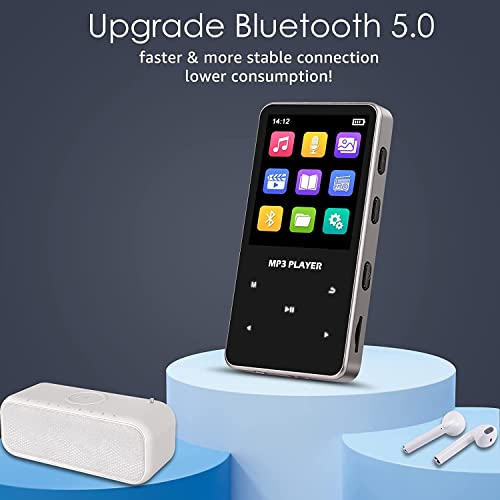 Aiworth 32Go Lecteur MP3 Bluetooth 5.0 MP4 Player Multifonctionnel