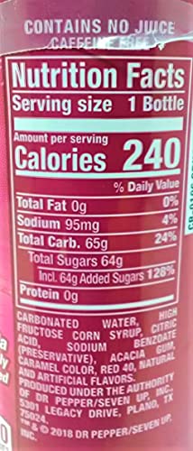 Strawberry Crush Soda Pop 6 Pack -16.9 Oz Bottles #TOP24