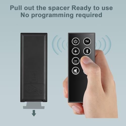 Image of for Soundbar Remote Control Replacement for Bose Solo 5 10 15 Sound Bar, for Bose Solo Soundbar Series II and TV Speaker(Black)