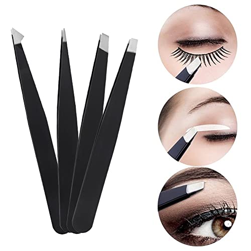 Pinzette Sopracciglia Professionali,Set Pinzette