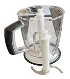 Vaso mezclador + 2 cuchillas, compatible con Braun MQ7045 MQ9087 MQ7025 MQ7035 MQ9005 MQ9027 MQ9037 MQ9045 MQ9087X MQ9097