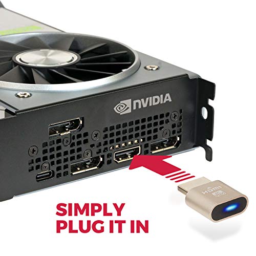 Buyminers.ca 4K Hdmi Dummy Plug - Virtual Monitor Display Emulator, Headless Display Adapter Supports Up To 3840X2160@60Hz, 1080@120Hz Dvi Edid Emulator (Single) #TOP2