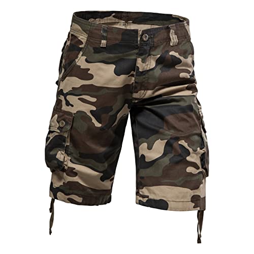 Short de chantier homme salopette d'été casual pocket button grande taille