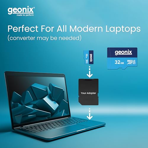 Image of Geonix 32GB Micro SD, 150MB /s Read, 70MB /s Write, Memory Card, 5 Years Warranty