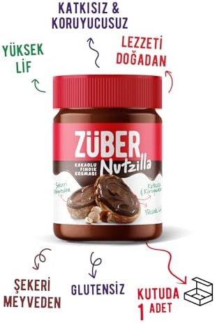 Züber Nutzilla Kakaolu Fındık Kreması 315gr - Görsel 4