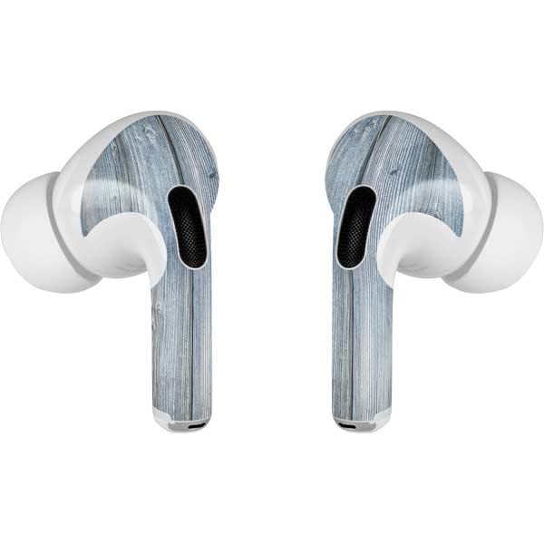 Skinit Decal Audio Skin Compatible with Apple AirPods Pro (2rd Gen, 2022) - Skinit Originally Designed Weathered Blue Wood Design