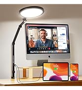 EYOCEAN Desk Lamp LED Desk Lamp With Clamp Eye-Care Desk Lamp For Home Office Dimmable High