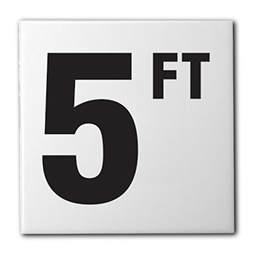 Ceramic Swimming Pool Waterline Depth Marker 