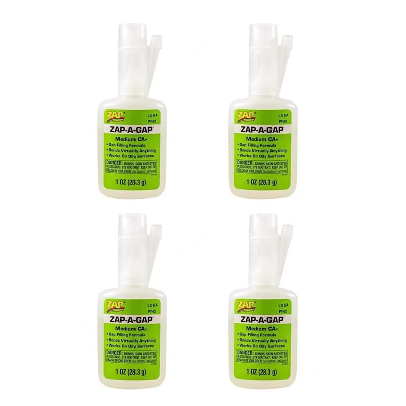 ZAP A Gap PT02 Medium Strong Model Hobby CA+ Glue 1oz - 5525642 - FOUR PACK