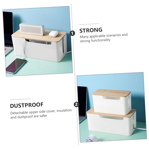 Protection multiprises boîte de rangement câble contre poussière - 8