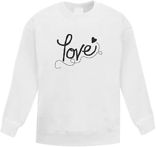 Azeeda 'Love Heart' Kid's Sweatshirt/Jumper (9-11 Years) (KW00019378)