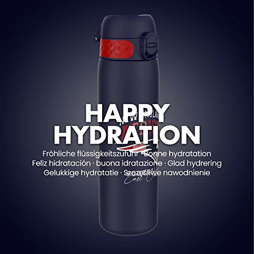 Ion8 Stainless Steel Water Bottle, Patriots, 600 Ml #TOP6