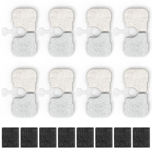 Filtros de agua para fuente de gatos Dotzrin 8 pack