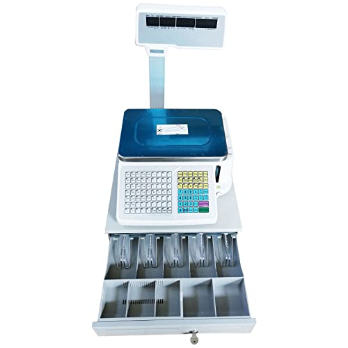 Báscula digital con impresora térmica, carga 66LB miniatura 3