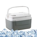Frigoriferi da campeggio, refrigeratori isolati da campeggio, 8 l, impermeabili, con manico, grande capacità per conservare bevande e alimenti freschi