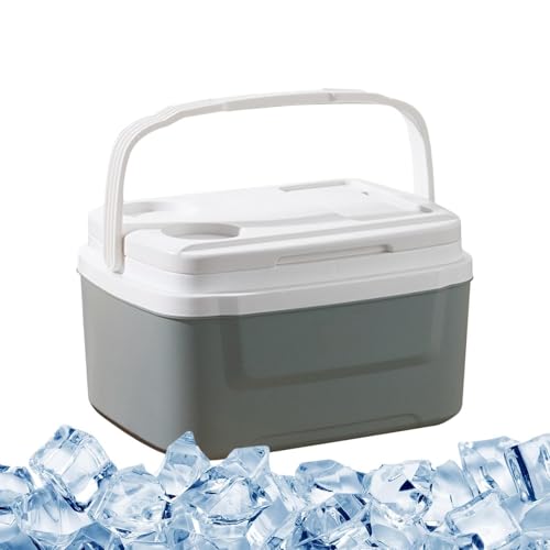 Glacière isolée 8 L étanche | Coffre à glace voiture et boîte à déjeuner isotherme