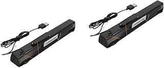 UKCOCO 2pcs Sound bar for tv Sound bar for Computer Surround Sound bar tv Sound bar soundbar USB Speaker