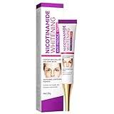 Dark Spot Remover for Face,Nicotinamide Whitening Anti-Freckle Cream,Skin Dullness Lightening Body Cream,Visible Results in 28 Days,Smooth Melasma,Hyperpigmentation Age Dark Spot Corrector,0.7 oz