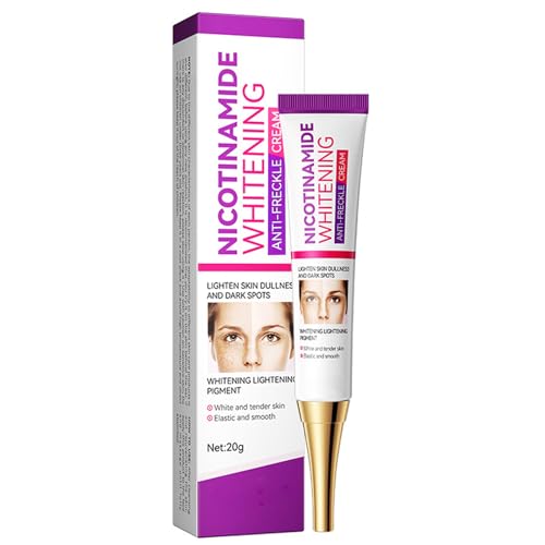 Dark Spot Remover for Face,Nicotinamide Whitening Anti-Freckle Cream,Skin Dullness Lightening Body Cream,Visible Results in 28 Days,Smooth Melasma,Hyperpigmentation Age Dark Spot Corrector,0.7 oz