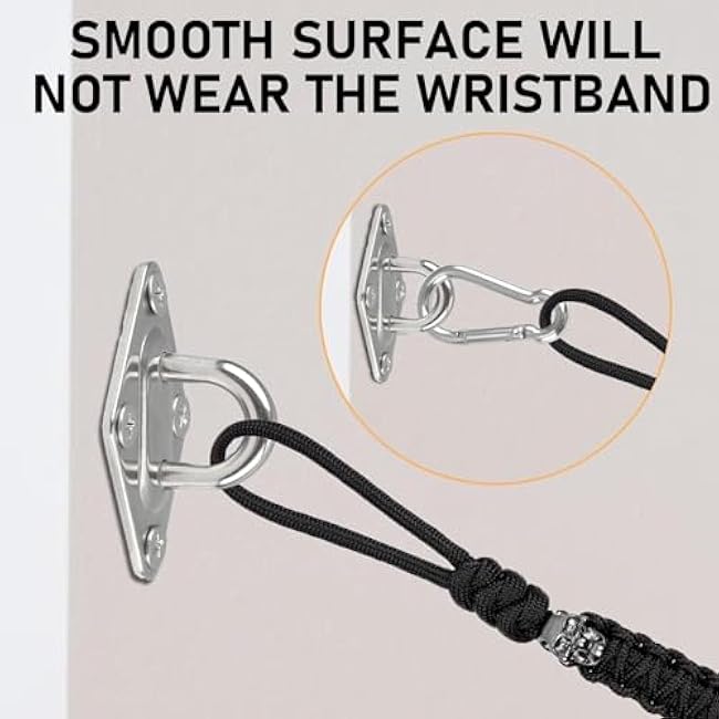 Wall Mount for Resistance Bands, Workout Anchors Wall Resistance with Hook for Fitness Bands, Space Saving Workout Equipment for Home Gym Weight Straps Suspension Training Exercise