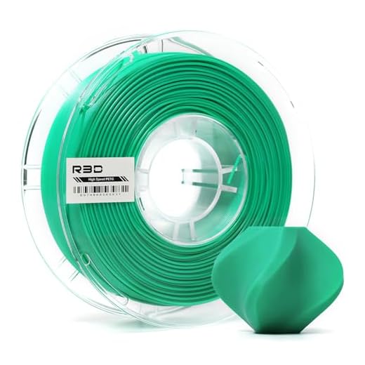 R3D High Speed PETG PRO Filament 1.75mm 1KG, 3D Printer Filament for 30-500 mm/s High-Speed Printing, Dimensional Accuracy +/- 0.02 mm, Plastic Spool, Compatible with AMS (Mint Green)