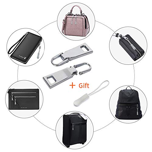 Xpeciall 16Pcs Zipper Pulls Universal Zipper Repair Parts Replacement Jacket,Coat,Luggage,Backpack,Handbag(4 Color) #TOP2