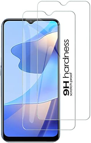 DN-Alive Oppo A16 / Oppo A16S / Oppo A54S Tempered Glass Screen Protector, [2 PACK] [Scratch Proof] [Shatter Proof] [9H Hardness] HD Clarity For Oppo A16S Screen Protector/Oppo A54S Screen Protector