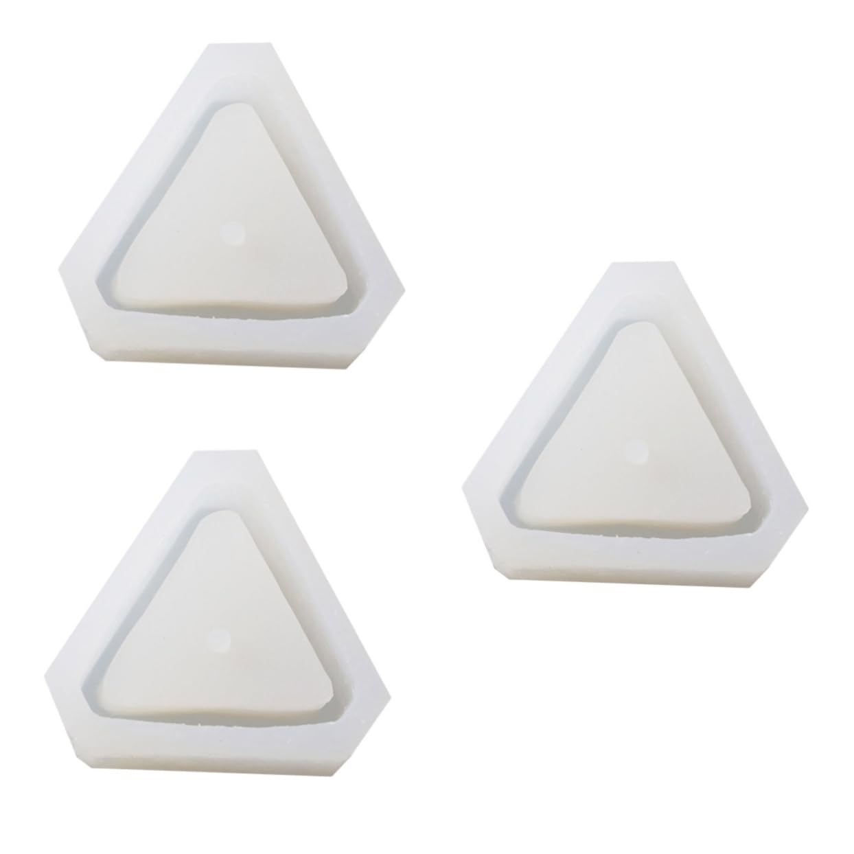 EXCEART 3pezzi Mold Per Piante Silicone Stampo Per Cemento e Vaso Di Fiori Per Decorazione Casa Adatto Per Sapone