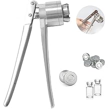 13-32mm Flip Off Vial Crimper,Stainless Steel Perfume Vial Sealing Machine,Fast Capping, Saving Time and Effort,Professional Vial Manual Crimper,32mm