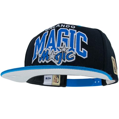 Mitchell & Ness Team Arch Gorra de béisbol Snapback (NBA/HWC) - Orlando Magic (Negro/Azul Rey)