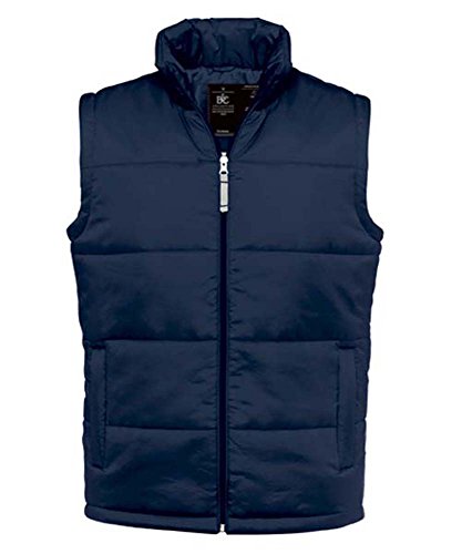 Gilet doudoune pour homme actif l'anorak sans manches bleu marine idéal en automne