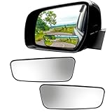 Toter Winkel Spiegel Auto, 360 Grad Verstellbarer Weitwinkel Rückspiegel mit HD-Glas Konvex Spiegel für Autos LKWs SUVs Verkehrssicherheit