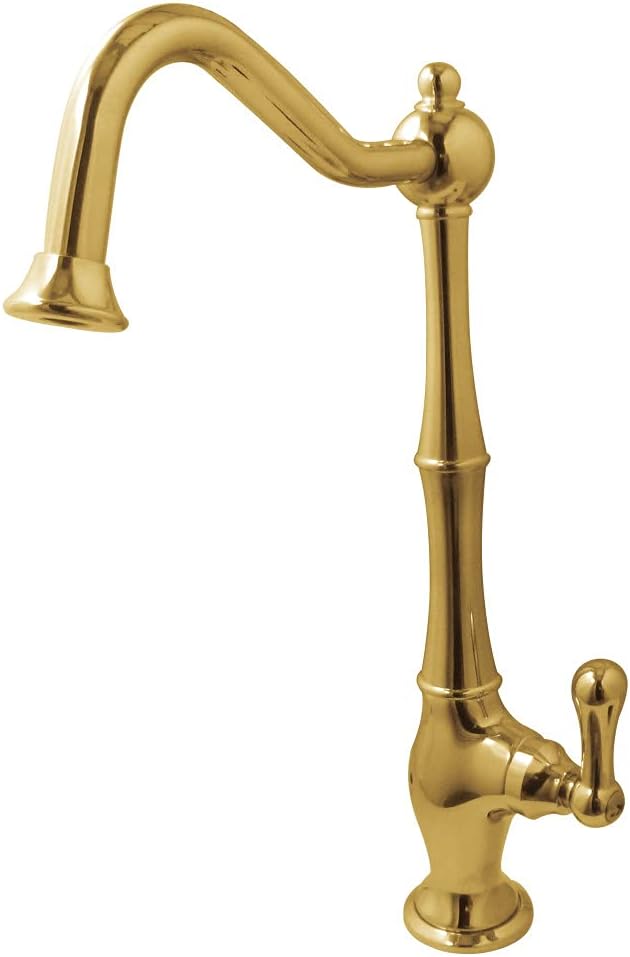 KS1192AL Heritage Cold Water Filtration Faucet, Polished Brass