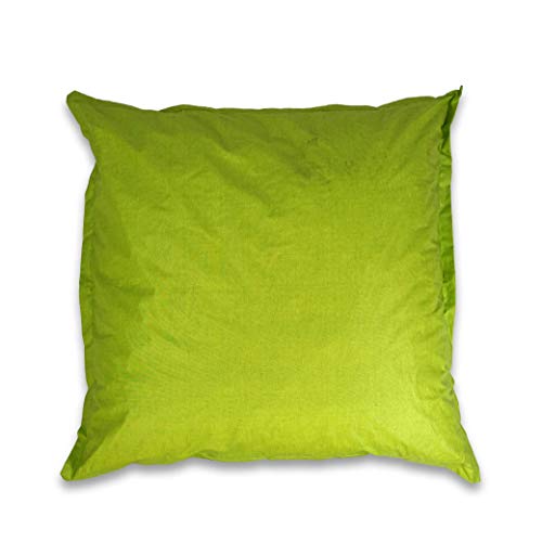 TECNOWEB Almohadas Cab Big Gigante 140 x 140 Col. Lima algodón Poliestere-trattato Antimanchas desenfundable Cover
